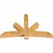 Ekena Millwork Alberta Rough Sawn Timber Gable Bracket, Western Red Cedar, 72"W x 45"H x 6"D x 6"F, 15/12 Pitch GBW072X45X0606ALB00RWR - alternate 2